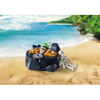 Playmobil Pirates Starter Pack Pirate With Rowing Boat 71254 4008789712547