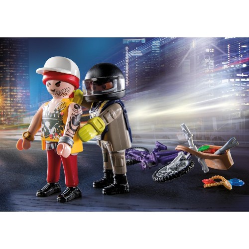 PLAYMOBIL City Action Ladro E Cassaforte - Set 53 Pezzi Per Bambini 4+ - Foto 9