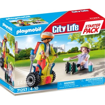 Playmobil City Life Starter Pack Rescue With Balance Racer 71257 4008789712578
