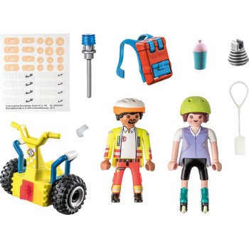 Playmobil City Life Starter Pack Διάσωση Με Self-Balance 71257 4008789712578