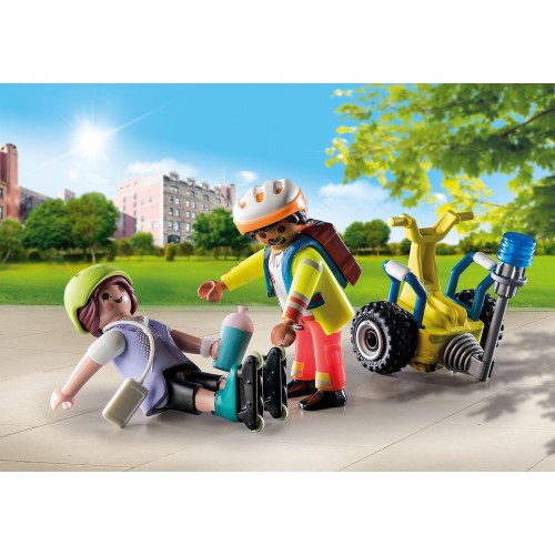 Playmobil City Life Starter Pack Διάσωση Με Self-Balance 71257 4008789712578