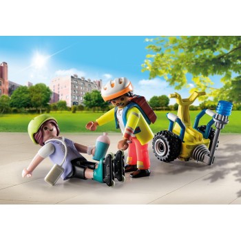 Playmobil City Life Starter Pack Διάσωση Με Self-Balance 71257 4008789712578