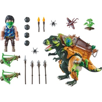 Playmobil Dino Rise - Δεινοσαυροι T-Rex Και Εξερευνητής 71261 4008789712615