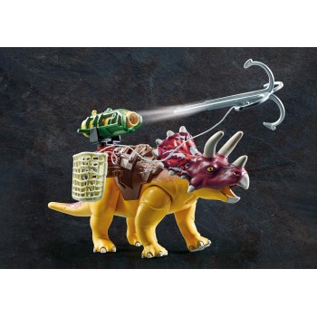 Playmobil Dino Rise - Δεινοσαυροι Τρικεράτωψ Και Εξερευνητής 71262 4008789712622