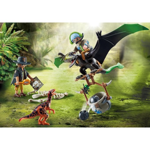 Playmobil Dino Rise - Δεινοσαυροι Διμορφοδών Και Εξερευνητές 71263 4008789712639