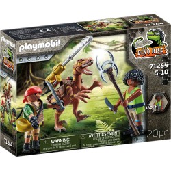 Playmobil Dino Rise - Δεινοσαυροι Δεινόνυχος Και Εξερευνητές 71264 4008789712646