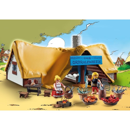 Playmobil Asterix Η Καλύβα Του Ψαρά Αλφαβητίξ 71266 4008789712660
