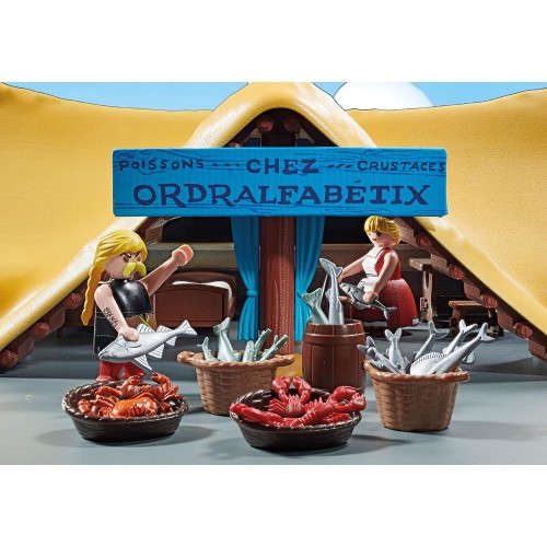 Playmobil Asterix Η Καλύβα Του Ψαρά Αλφαβητίξ 71266 4008789712660