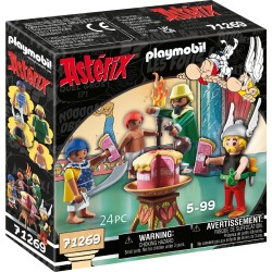 Playmobil Asterix Η Δηλητηριασμένη Τούρτα Του Πυραμιδονίς 71269 4008789712691