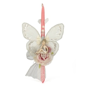 Λαμπάδες Decor Easter Candle Butterfly Fairy 23208 5207213232081