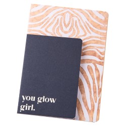 FunkyFish Ff A5/A6 Softcover Notebooks Black Gold 300-30100 7297473719352