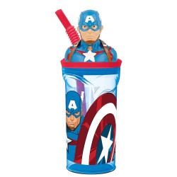 Stor Ποτήρι 3D 360Ml Avengers Comic Heroes Captain America 530-57766 8412497577668