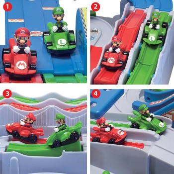 Epoch Games Super Mario  Mario Kart Racing Deluxe - Action Game 7390 5054131073902