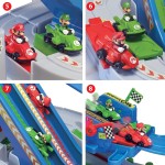 Epoch Games Super Mario  Mario Kart Racing Deluxe - Action Game 7390 5054131073902