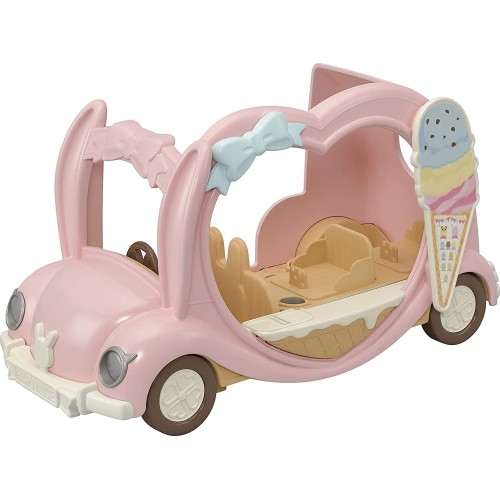 Epoch Sylvanian Families  Ice Cream Van - Dollhouse Playset, Multicolor 5651 5054131056516