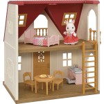 Epoch Sylvanian Families Red Roof Cosy Cottage Starter Home - Dollhouse Playset, 5567 5054131055670