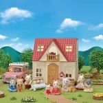 Epoch Sylvanian Families Red Roof Cosy Cottage Starter Home - Dollhouse Playset, 5567 5054131055670
