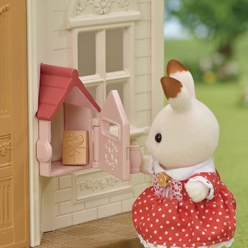 Epoch Sylvanian Families Red Roof Cosy Cottage Starter Home - Dollhouse Playset, 5567 5054131055670