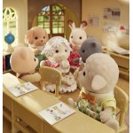 Epoch Sylvanian Families  Sheep Family - Dollhouse Playsets, Multicolor,4.8 X 3.6 5619 5054131056196