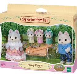 Epoch Sylvanian Families  Husky Family - Dollhouse Playsets Multicolor,3 X 3.5 X 5636 5054131056363