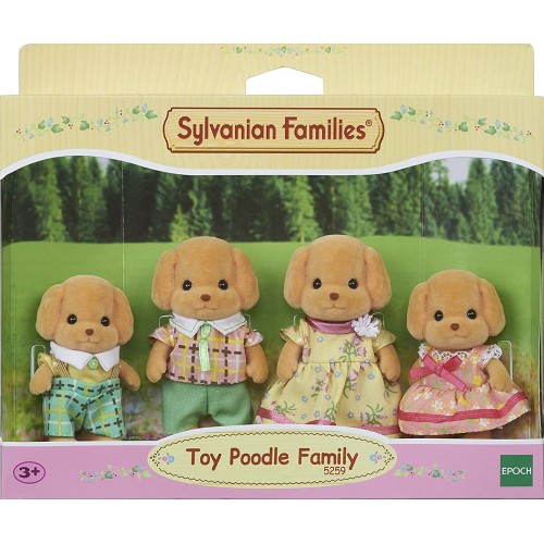Epoch Sylvanian Families Toy Poodle Family - Οικογένεια Παιχνιδιάρικων Κανίς 5259 5054131052594