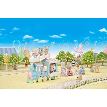 Epoch Sylvanian Families Floating Cloud Rainbow Train - Τρένο Ουράνιο Τόξο Με Συννεφάκι 5702 5054131057025