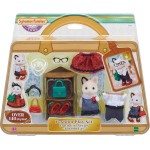 Epoch Sylvanian Families Fashion Playset Tuxedo Cat - Town Girl Series 5462 5054131054628
