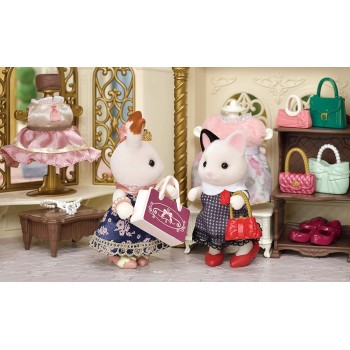 Epoch Sylvanian Families Fashion Playset Tuxedo Cat - Town Girl Series 5462 5054131054628