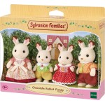 Epoch Sylvanian Families  Chocolate Rabbit Family - Dollhouse Playset, Multicolor 5655 5054131056554