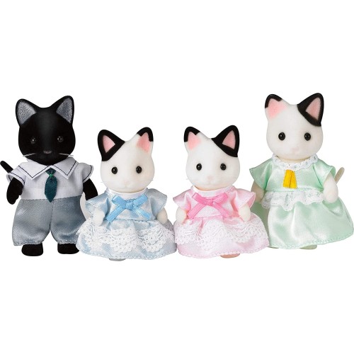 Epoch Sylvanian Families - Tuxedo Cat Family 5181 5054131051818