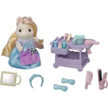 Epoch Sylvanian Families  Ponys Hair Stylist Set - Dollhouse Playsets,Multicolor 5644 5054131056448