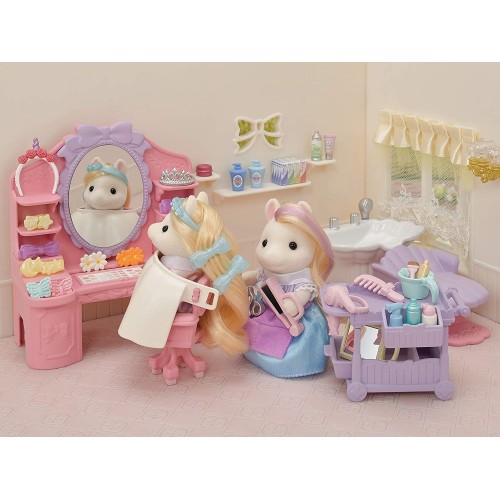 Epoch Sylvanian Families  Ponys Hair Stylist Set - Dollhouse Playsets,Multicolor 5644 5054131056448