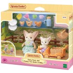 Epoch Sylvanian Families Sunny Picnic Se Σετ Πικνίκ Στη Λιακάδα - Αδερφή και Μωρό Αλεπουδάκι Φενεκ 5698 5054131056981