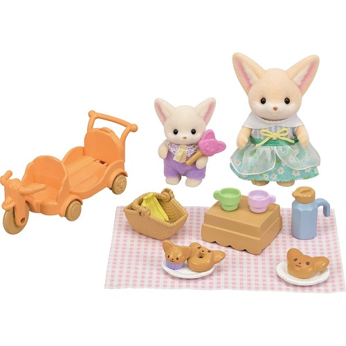Epoch Sylvanian Families Sunny Picnic Se Σετ Πικνίκ Στη Λιακάδα - Αδερφή και Μωρό Αλεπουδάκι Φενεκ 5698 5054131056981