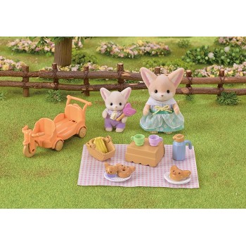 Epoch Sylvanian Families Sunny Picnic Se Σετ Πικνίκ Στη Λιακάδα - Αδερφή και Μωρό Αλεπουδάκι Φενεκ 5698 5054131056981