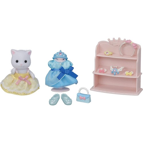 Epoch Sylvanian Families Princess Dress Up Set Σετ Ρούχων Πριγκίπισσας 5645 5054131056455
