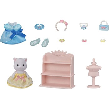 Epoch Sylvanian Families  Princess Dress Up Set - Dollhouse Playsets Multicolor 5645 5054131056455