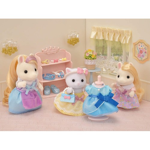 Epoch Sylvanian Families Princess Dress Up Set Σετ Ρούχων Πριγκίπισσας 5645 5054131056455
