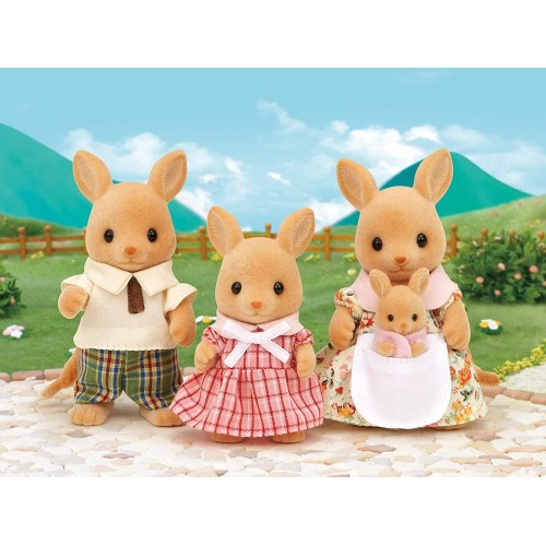 Epoch Sylvanian Families - Le Village - The Kangaroo Family Family 4 Figurin 5272 5054131052723