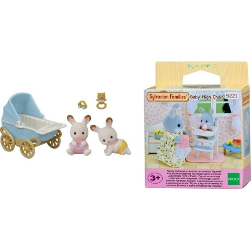 Epoch Sylvanian Families Chocolate Rabbit Twins Set - Σετ Δίδυμα Σοκολατένια Κουνελάκια 5432 5054131054321
