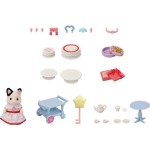 Epoch Sylvanian Families  Party Time Playset -Tuxedo Cat Girl- - Dollhouse Playse 5646 5054131056462