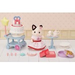 Epoch Sylvanian Families  Party Time Playset -Tuxedo Cat Girl- - Dollhouse Playse 5646 5054131056462