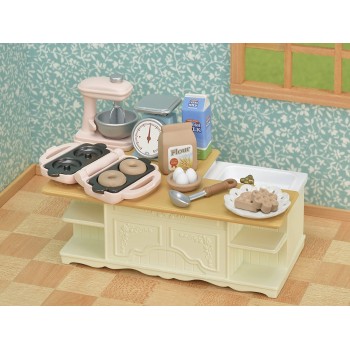 Epoch Sylvanian Families Kitchen Island - Πάγκος Κουζίνας 5442 5054131054420