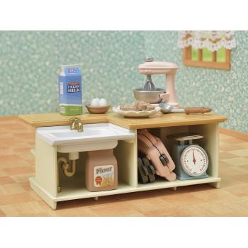 Epoch Sylvanian Families Kitchen Island - Πάγκος Κουζίνας 5442 5054131054420