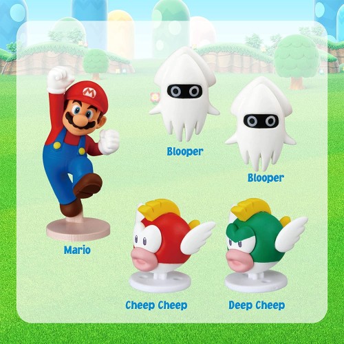 Epoch Super Mario Balancing Game Plus 6pcs  - Παιχνίδι Ισορροπίας Plus 6τμχ 7407 / 7392 5054131073926
