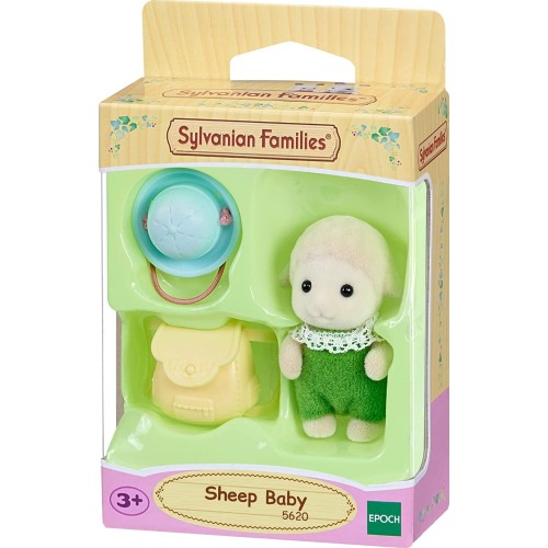 Epoch Sylvanian Families  Sheep Baby - Dollhouse Playsets, Multicolor,11.8 X 8 X 5620 5054131056202