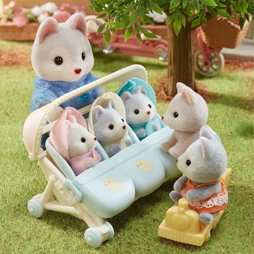 Epoch Sylvanian Families  Husky Twins - Dollhouse 5638 5054131056387
