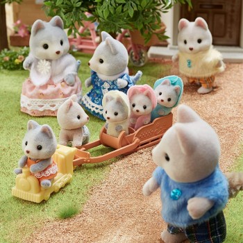 Epoch Sylvanian Families  Husky Twins - Dollhouse 5638 5054131056387