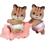 Epoch Sylvanian Families Walnut Squirrel Twins - Σκίουροι Διδυμακια 5421 5054131054215