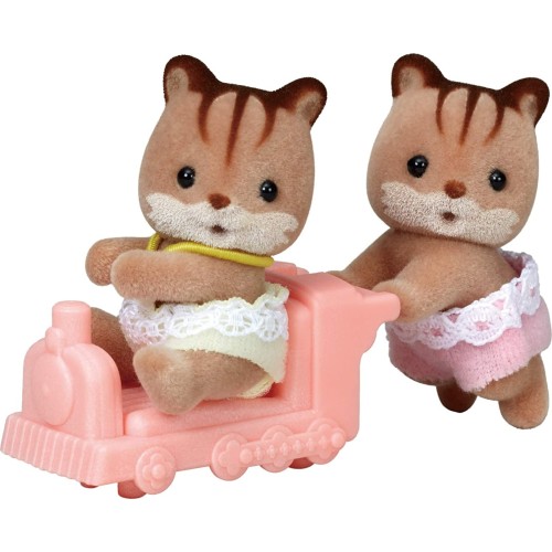Epoch Sylvanian Families Walnut Squirrel Twins - Σκίουροι Διδυμακια 5421 5054131054215